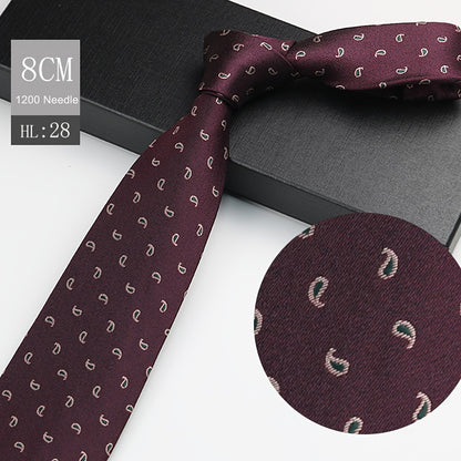 1pc Elegant Men's Polyester Necktie, 3.15inch Wide.