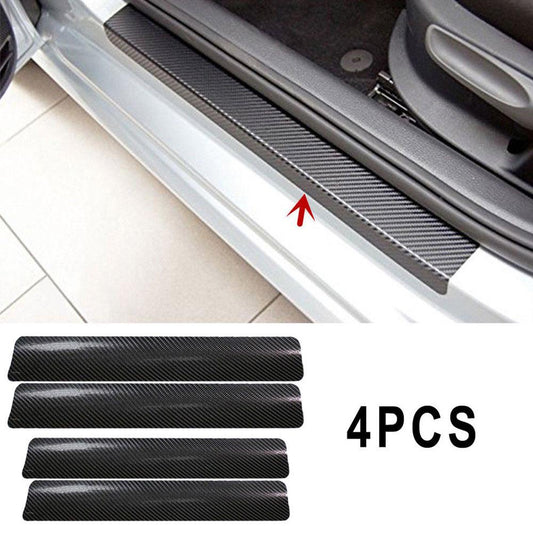 Universal Black Car Door Plate Stickers