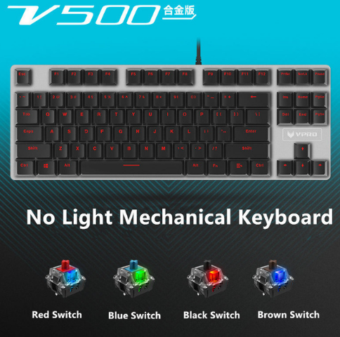 Rapoo V500 Alloy Version Mechanical Gaming Keyboard