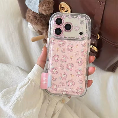 Korean Cute Flower Camera Melody Phone Case For iPhone 17  Pro Max Cover with  Cartoon Cases -AX