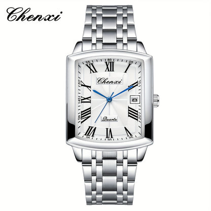 CHENXI Couple Watch Casual Fashion Square Men's And Women's Watch..