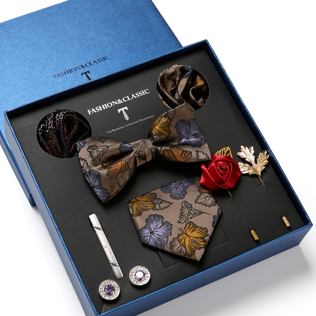Passabin Men's Luxury Tie Set Box..