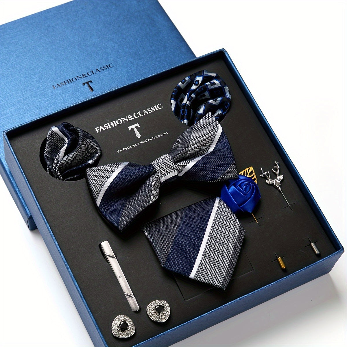 Passabin Men's Luxury Tie Set Box..