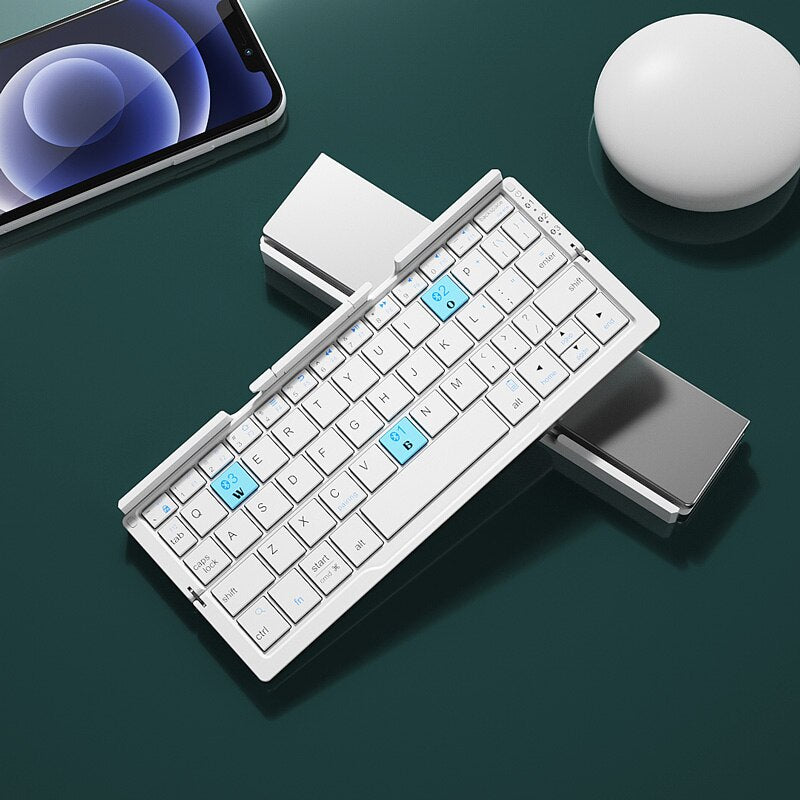 Mini Folding Keyboard Wireless Bluetooth