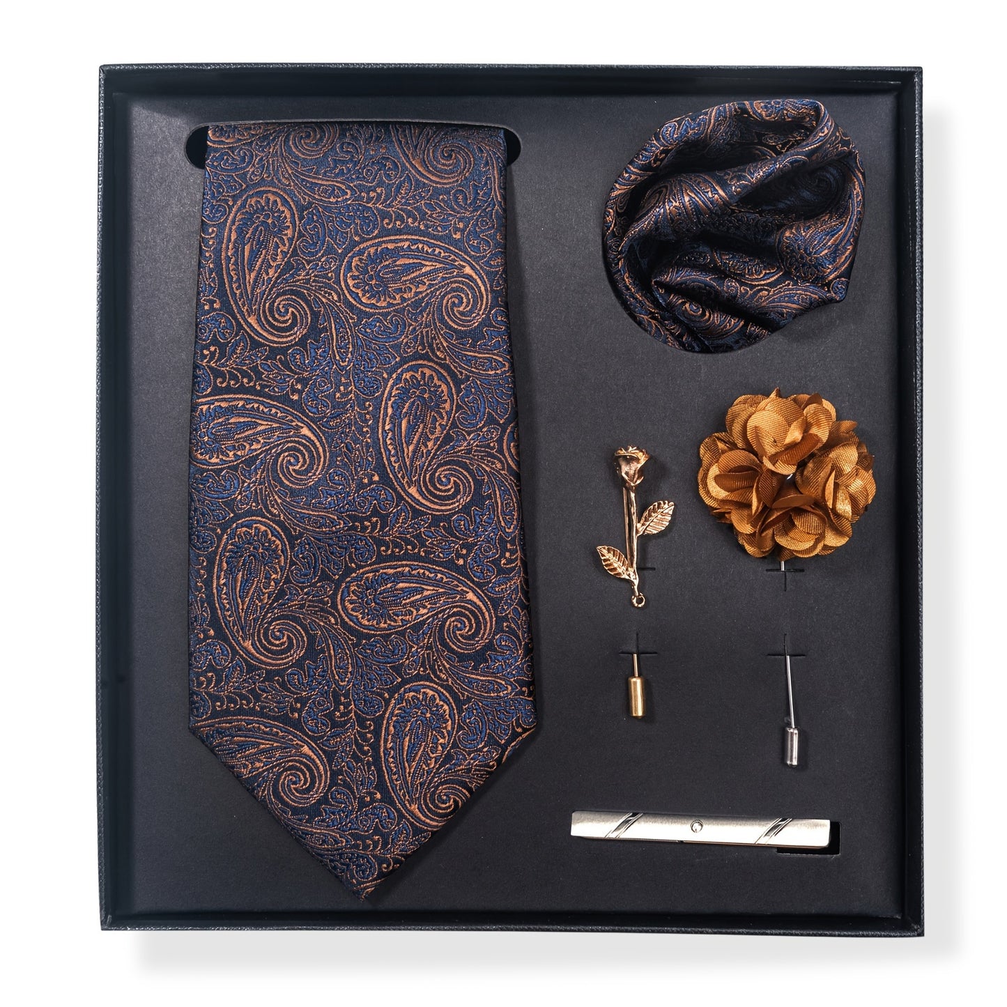 Passabin Men's Elegant Gift Box Tie Set..
