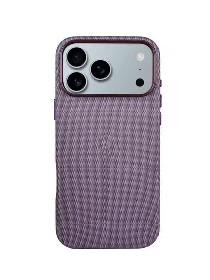 Suitable for Apple 17Pro max_with Cloth Texture Magsafe Animation  Cover-AX