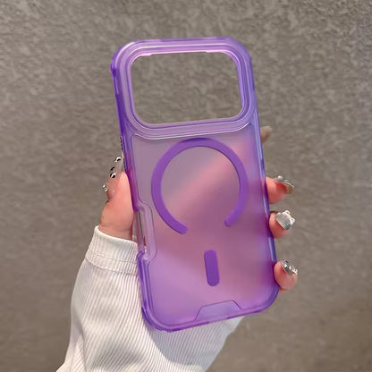 Neon Color Bumper Shockproof MagSafe Phone Case For iPhone 17  Pro Max Wireless Charging-AX