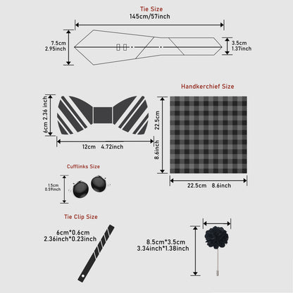 Passabin Men's Luxury Tie Set Box..