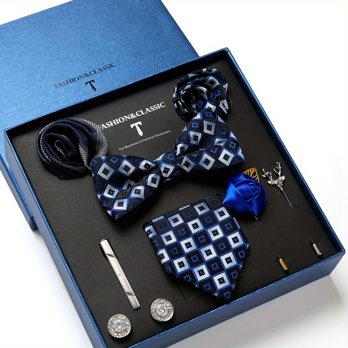 Passabin Men's Luxury Tie Set Box..