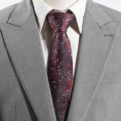Stylish Men's Star Pattern Tie - Perfect for Work..