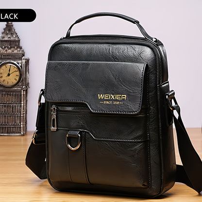 Men's Genuine Leather Crossbody Bag Shoulder Bags Vintage Handbags Business Bag