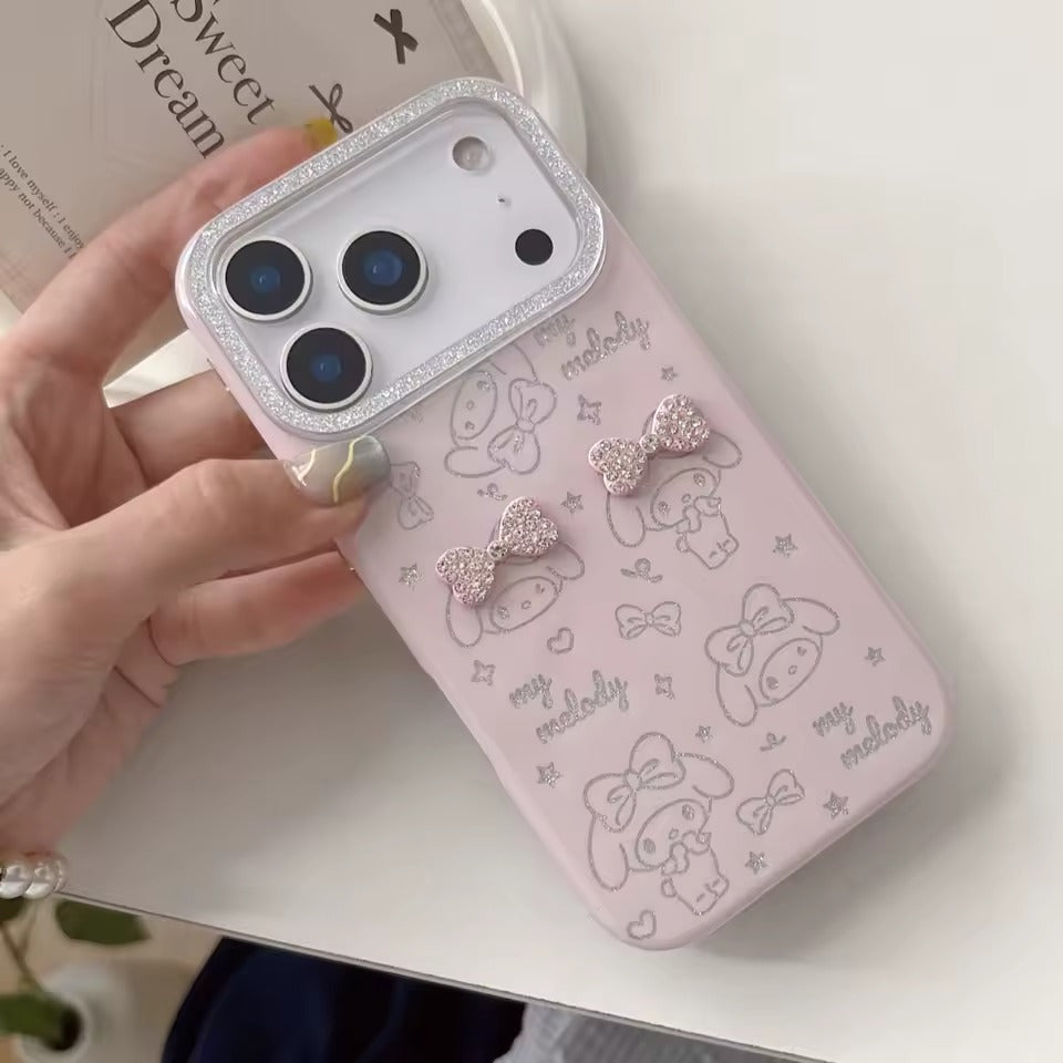 Gentle Beautiful Pink Rose Flowers Transparent Charging Phone Cover Case for iPhone 17  Pro Max -AX