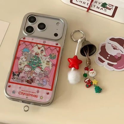 Merry Christmas Hello Kitty Phone Case For iphone 17  Pro Max  Girl's Pendant Gift Cover -  AX