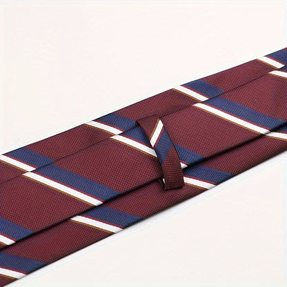 1pc Elegant Men's Polyester Necktie, 3.15inch Wide.