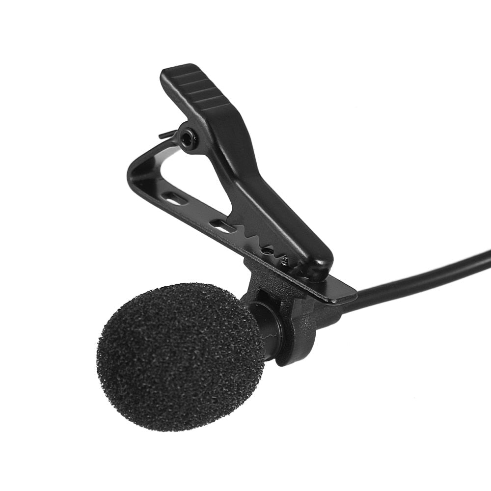 Mini Portable Clip-on Lapel Lavalier Condenser Mic