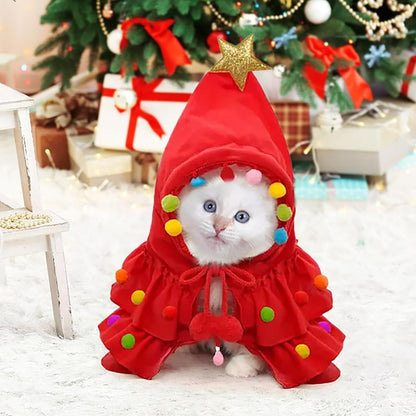 Festive Christmas Costume for Small Pets