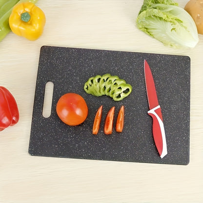 3PCS/SET Kitchen Chopping Board - Two-Color Large, Medium, Small 3-Piece Set of Cutting Board - BPA-Free Plastic Cutting Board with Easy Shaking Handle, Non-Porous Meat Cutting Board - For Home Cooks & Chefs - Ideal Gift for Housewarming & Kitchen Enthusi