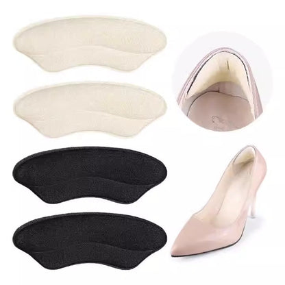 Soft and anti wear heel patch