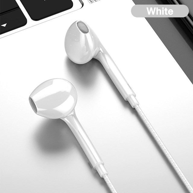 3.5mm Wired Headphones With Bass Earbuds