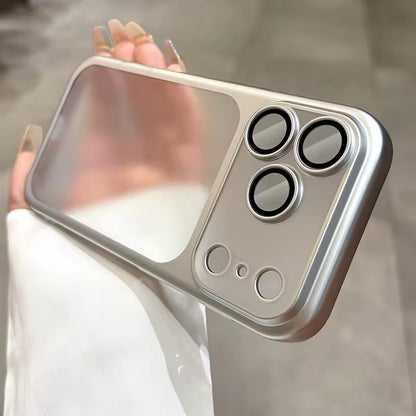 Luxury Matte Hard PC Ultra Slim Case for iPhone 17 Pro Max  Film Protector Frosted Shockproof Cover-AX