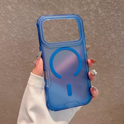 Neon Color Bumper Shockproof MagSafe Phone Case For iPhone 17  Pro Max Wireless Charging-AX