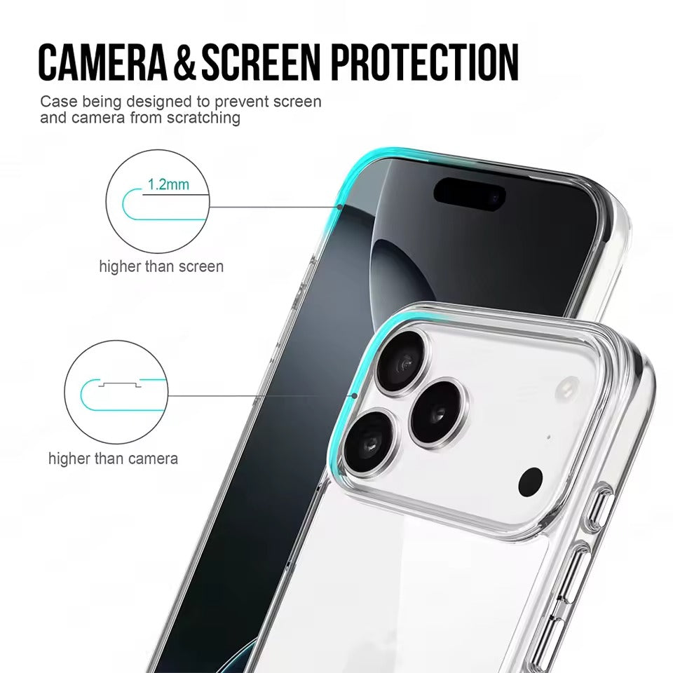 Original Beauty Clear Case For iPhone 17  Pro Max Transparent Phone Cover -AX
