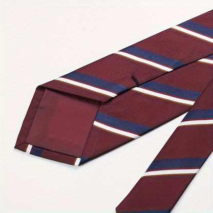 1pc Elegant Men's Polyester Necktie, 3.15inch Wide.