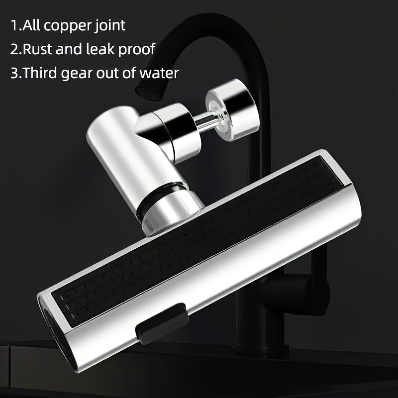 2pcs Waterfall Style Kitchen Faucet - 3-in-1 360° Touch Controlled Faucet Extender - For Kitchen Sink - Used For Washing Vegetables And Fruits - Suitable for Modern Kitchens - Perfect Gift for Homeowners