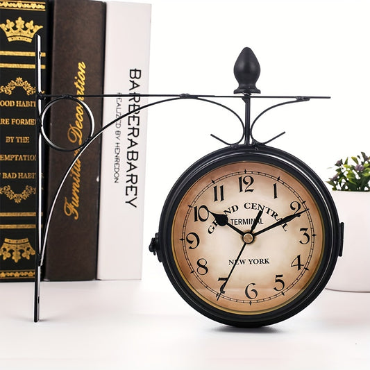 European-Style Wall Clock Made of Iron.