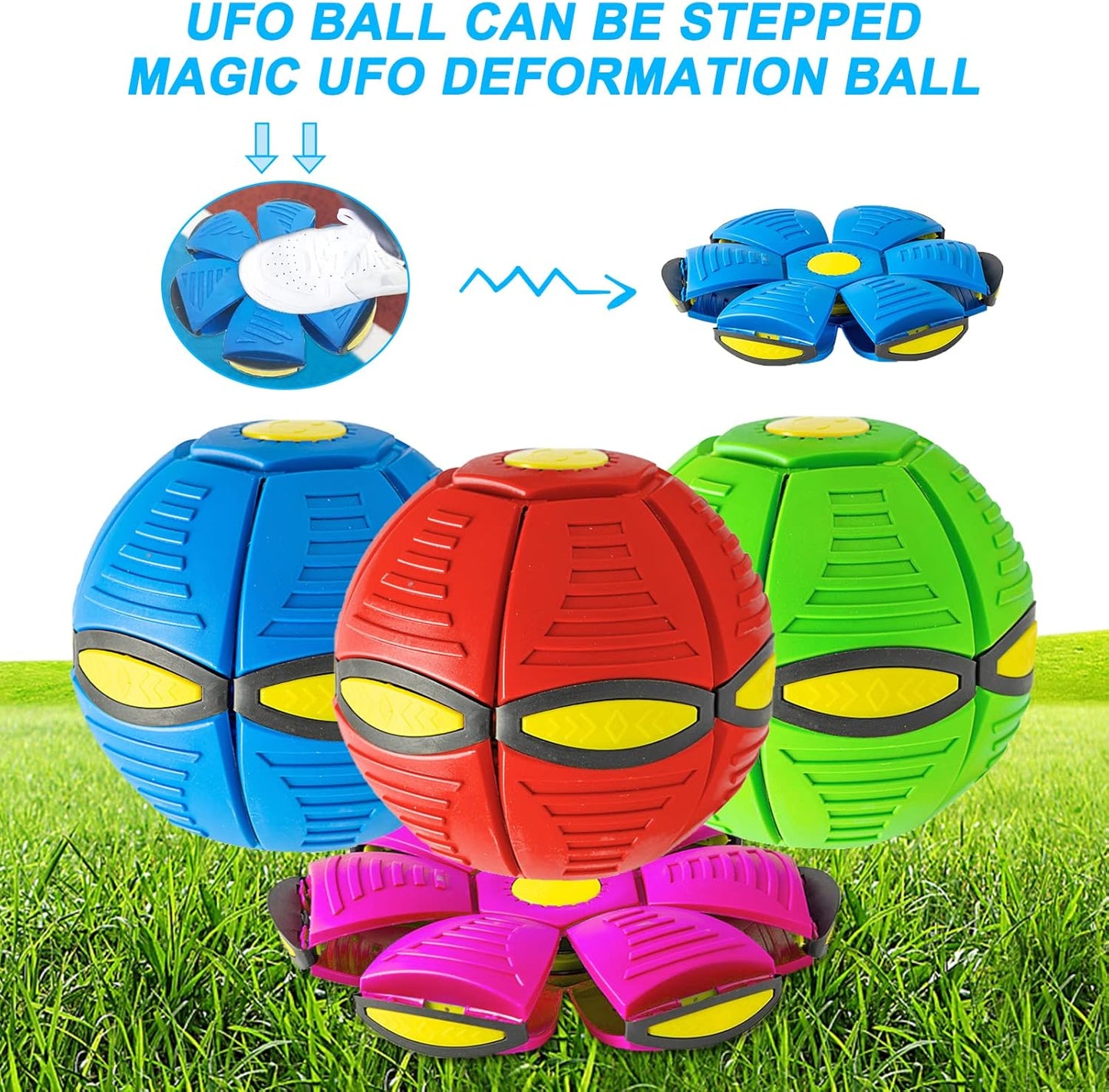 Transforming Saucer-Ball Toy