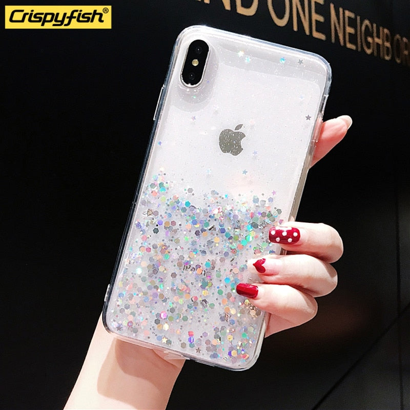 Night Shining Glitter Case Sequin iPhone Case- Assorted