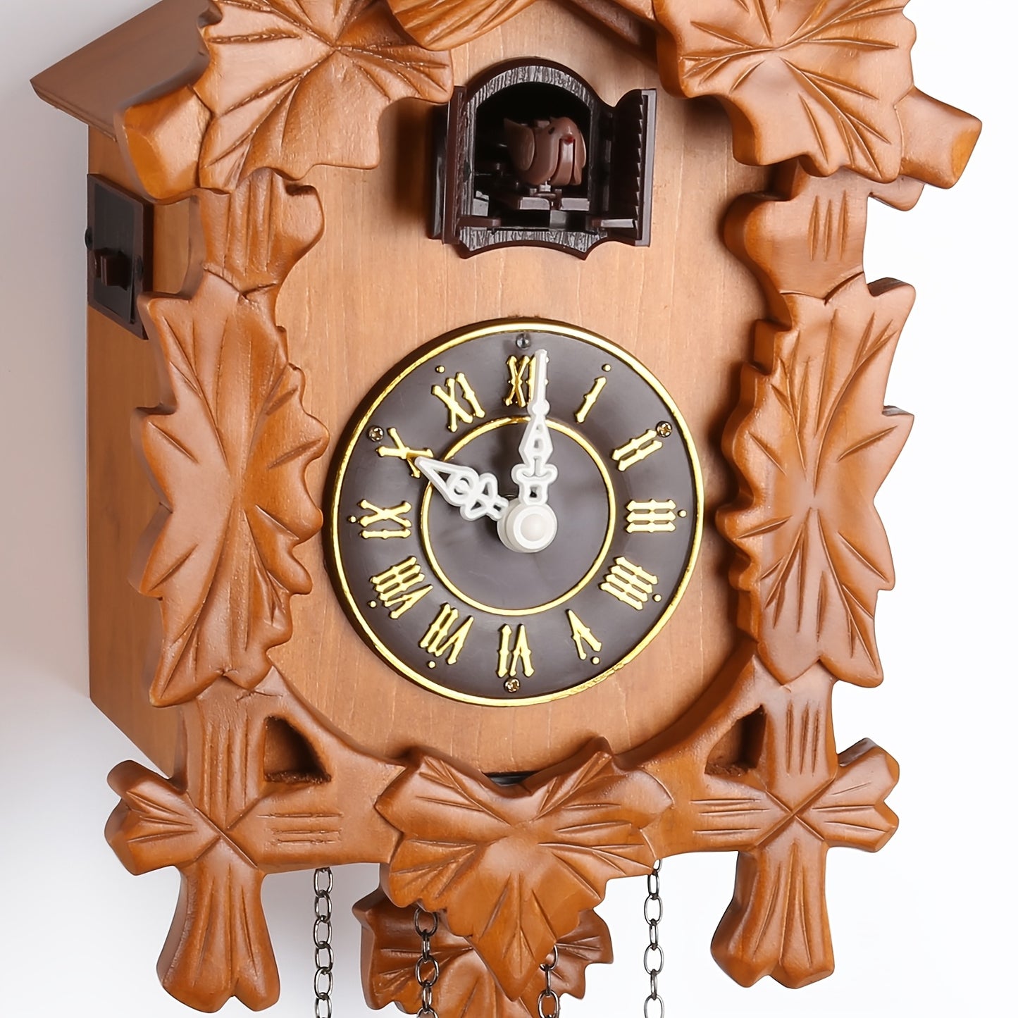 1pc Handcrafted Wooden Cuckoo Clock, MX025, with Auto-Shut-Off Chime...