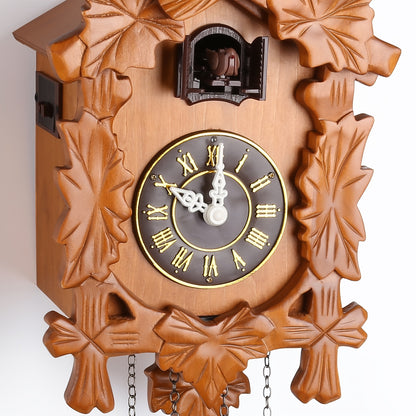 1pc Handcrafted Wooden Cuckoo Clock, MX025, with Auto-Shut-Off Chime...