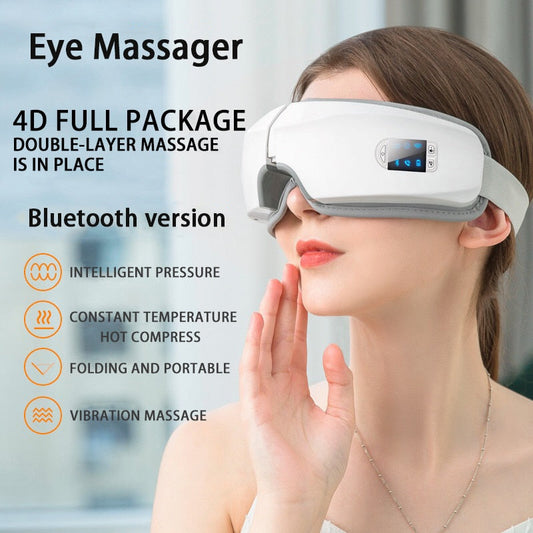 Smart Vibration Eye Massager with Bluetooth Music