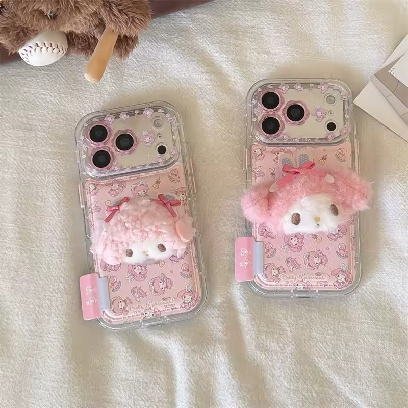 Korean Cute Flower Camera Melody Phone Case For iPhone 17  Pro Max Cover with  Cartoon Cases -AX