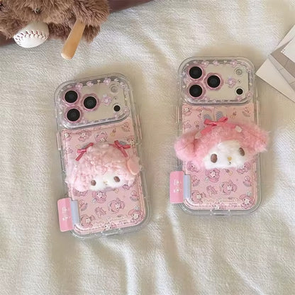 Korean Cute Flower Camera Melody Phone Case For iPhone 17  Pro Max Cover with  Cartoon Cases -AX