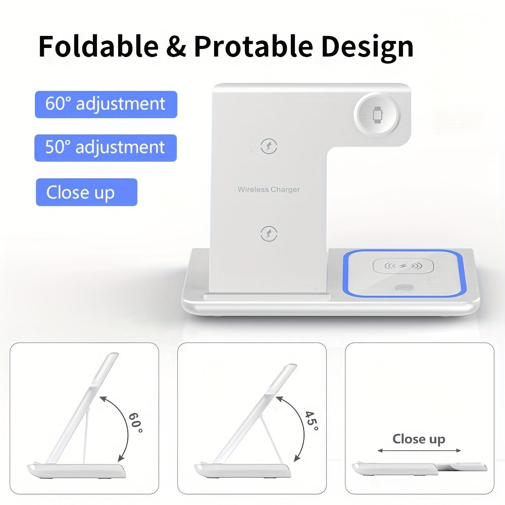 Wireless Charging Station 3-in-1 Standard 15W