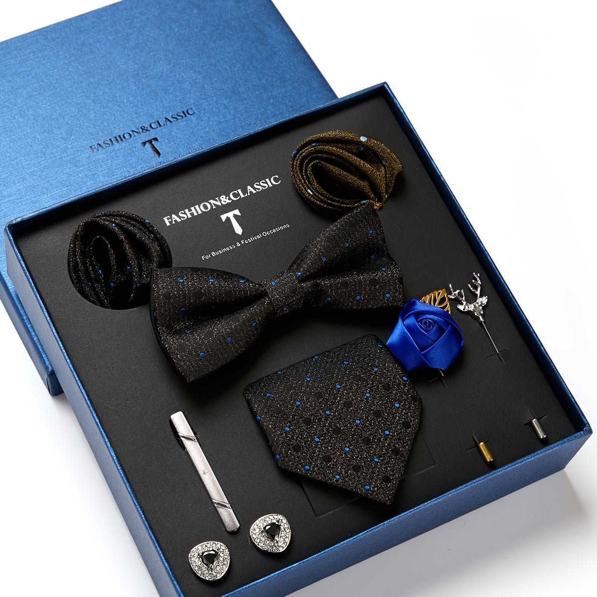 Passabin Men's Luxury Tie Set Box..