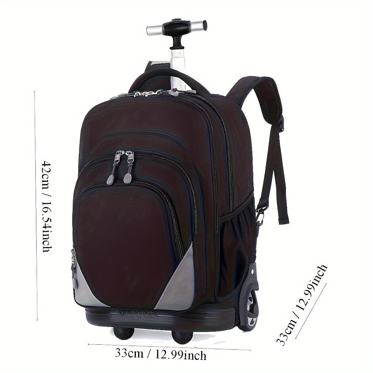 Travel Backpack With Wheels, Large Capacity Luggage Bag, Multi-functional Rolling Backpack For Business Trips Travel