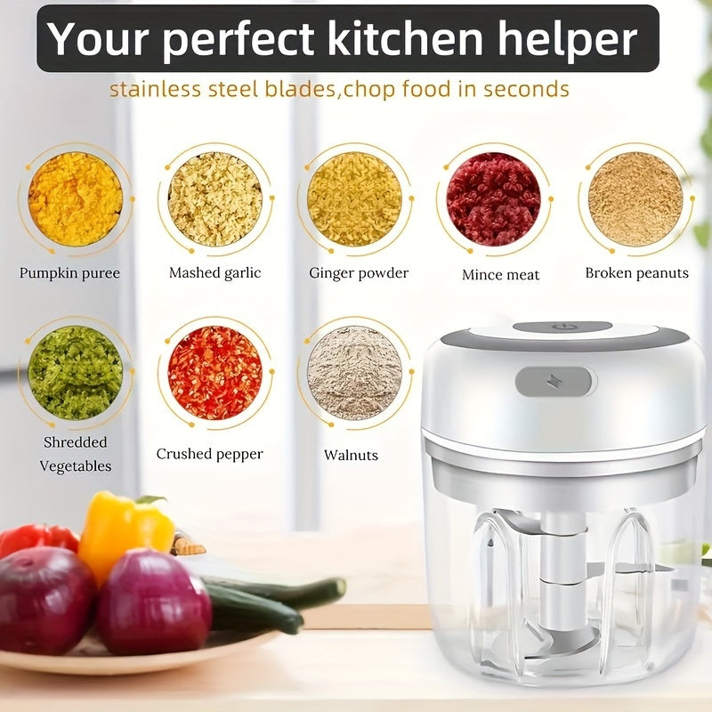 250ml Wireless Portable Electric Food Chopper