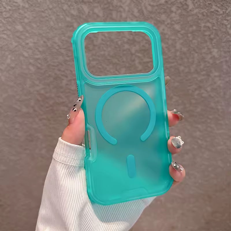 Neon Color Bumper Shockproof MagSafe Phone Case For iPhone 17  Pro Max Wireless Charging-AX