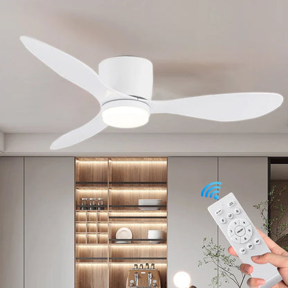 IRALAN Modern Ceiling Fan with LED Light