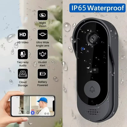 Tuya Smart Doorbell Camera Wifi Waterproof Outdoor Wireless Doorbells Intercom Video Eye Digital Door Peepholes Home Ring Bell