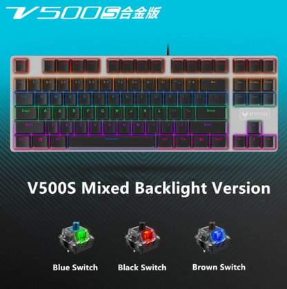 Rapoo V500 Alloy Version Mechanical Gaming Keyboard