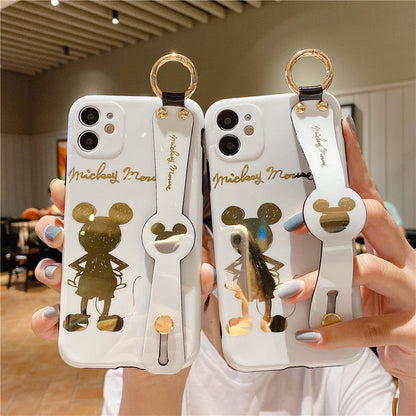 Cute Golden Mickey Sparkle Bling Cover