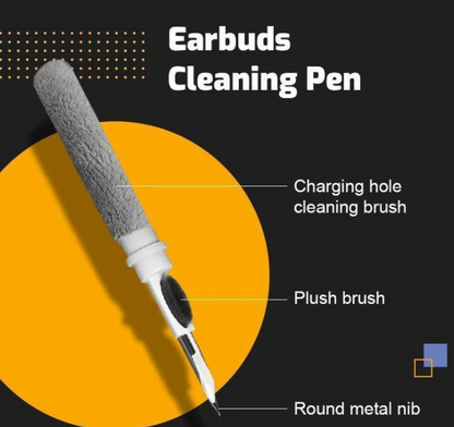 Portable Bluetooth Earplug Cleaning Brush