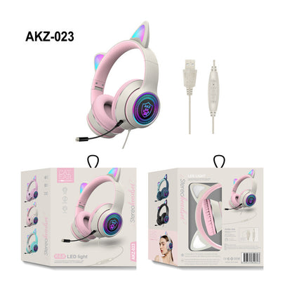 Cat Ear Gaming Headphones Wired- Assorted