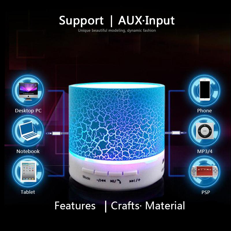 Wireless Bluetooth Mini LED Speaker