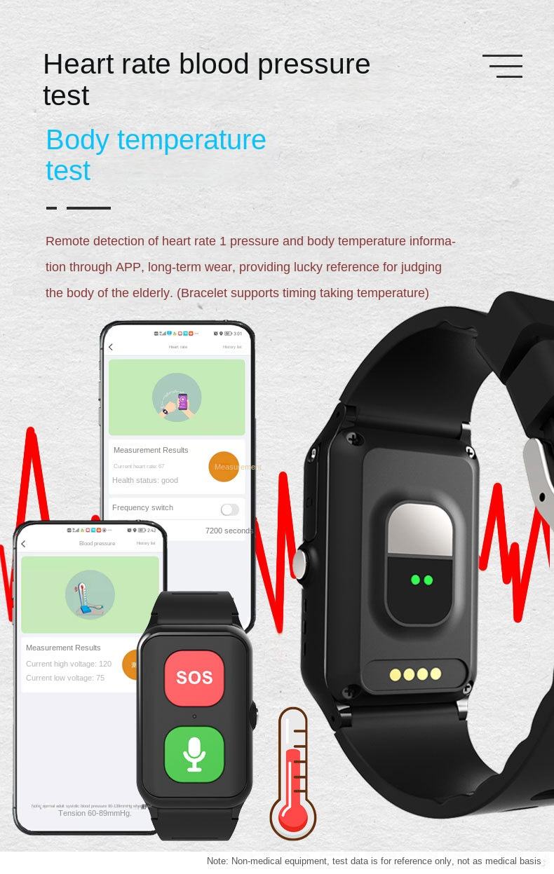 Elderly GPS Positioning Smart Watch