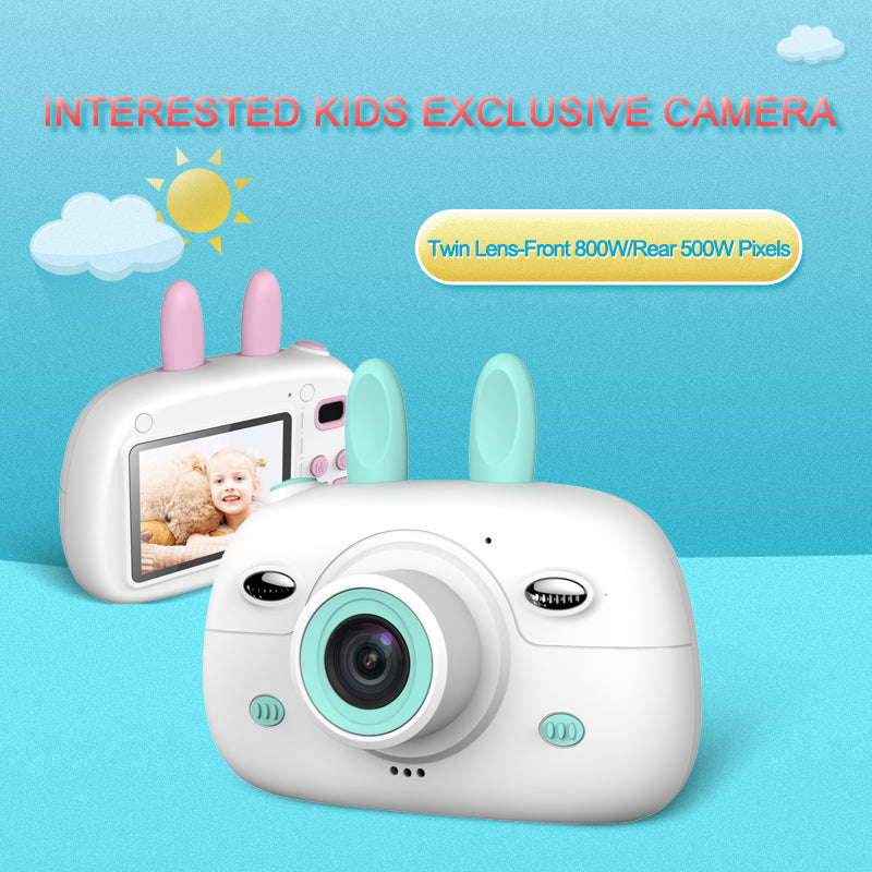 Rabbit Ears Cartoon Min Camera For Kids